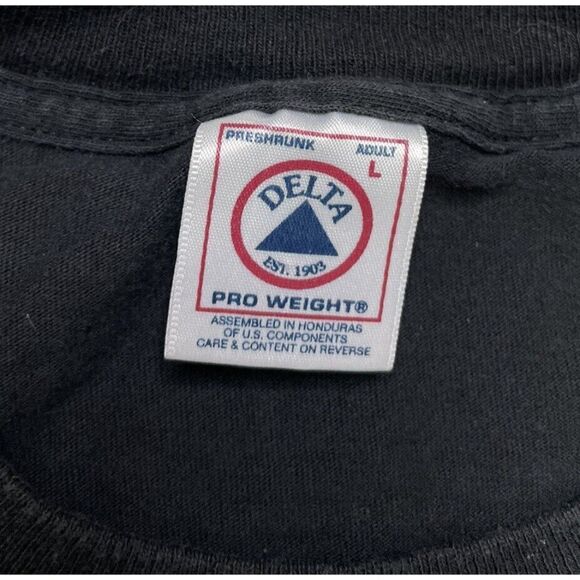 VINTAGE St Louis Pride LGBT T-shirt Men Large Black Embroidered 90s - Picture 4 of 5